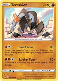 Terrakion - SWSH04: Vivid Voltage - Pokemon card