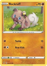 Rockruff - SWSH04: Vivid Voltage - Pokemon card