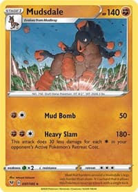 Mudsdale - SWSH04: Vivid Voltage - Pokemon card