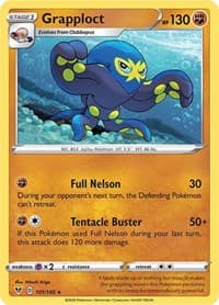 Grapploct - SWSH04: Vivid Voltage - Pokemon card