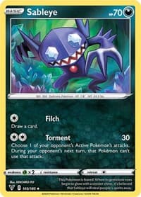 Sableye - SWSH04: Vivid Voltage - Pokemon card
