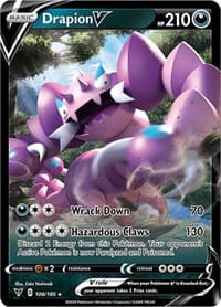 Drapion V - SWSH04: Vivid Voltage - Pokemon card