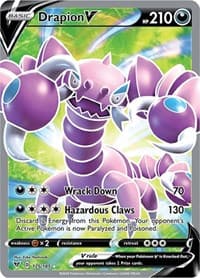 Drapion V (Full Art) - SWSH04: Vivid Voltage - Pokemon card