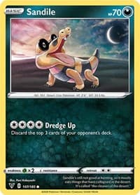 Sandile - SWSH04: Vivid Voltage - Pokemon card