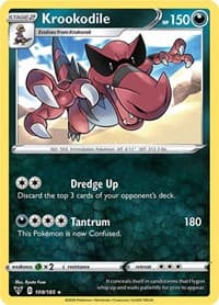 Krookodile - SWSH04: Vivid Voltage - Pokemon card