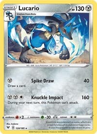 Lucario - SWSH04: Vivid Voltage - Pokemon card