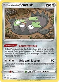 Galarian Stunfisk - SWSH04: Vivid Voltage - Pokemon card