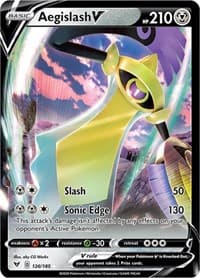 Aegislash V - SWSH04: Vivid Voltage - Pokemon card