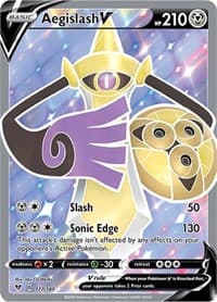 Aegislash V (Full Art) - SWSH04: Vivid Voltage - Pokemon card