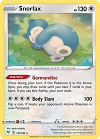 Snorlax - SWSH04: Vivid Voltage - Pokemon card