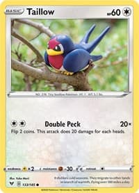 Taillow - SWSH04: Vivid Voltage - Pokemon card