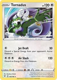 Tornadus - SWSH04: Vivid Voltage - Pokemon card