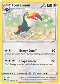 Toucannon - SWSH04: Vivid Voltage - Pokemon card