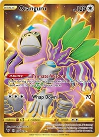 Oranguru (Secret) - SWSH04: Vivid Voltage - Pokemon card