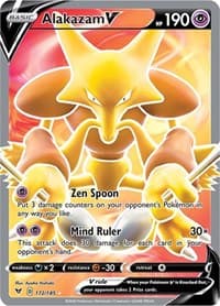 Alakazam V (Full Art) - SWSH04: Vivid Voltage - Pokemon card