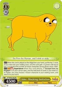 Jake: Mocking Imitation - Adventure Time - Weiss Schwarz card