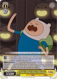 Finn: What Was Missing - Adventure Time - Weiss Schwarz card