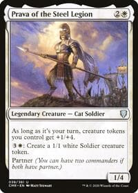 Prava of the Steel Legion - Commander Legends - Magic: The Gathering card