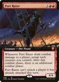 Port Razer (Extended Art) - Commander Legends - Magic: The Gathering card