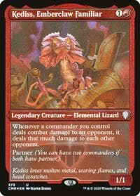 Kediss, Emberclaw Familiar (Foil Etched) - Commander Legends - Magic: The Gathering card
