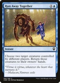 Run Away Together - Commander Legends - Magic: The Gathering card