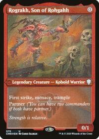Rograkh, Son of Rohgahh (Foil Etched) - Commander Legends - Magic: The Gathering card