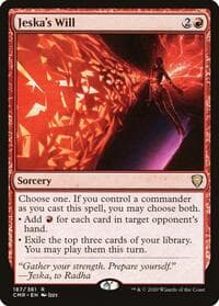 Jeska's Will - Commander Legends - Magic: The Gathering card