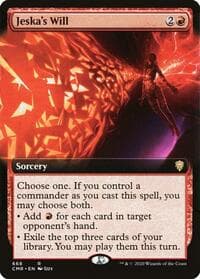 Jeska's Will (Extended Art) - Commander Legends - Magic: The Gathering card