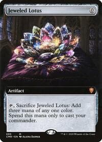 Jeweled Lotus (Extended Art) - Commander Legends - Magic: The Gathering card