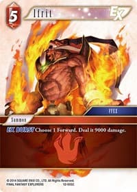 Ifrit EX - Opus XII - Final Fantasy TCG card