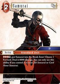 Samurai - Opus XII - Final Fantasy TCG card