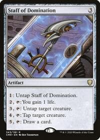 Staff of Domination - Commander Legends - Magic: The Gathering card