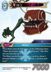 Mimic - Opus XII - Final Fantasy TCG card