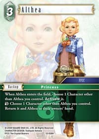 Althea - Opus XII - Final Fantasy TCG card