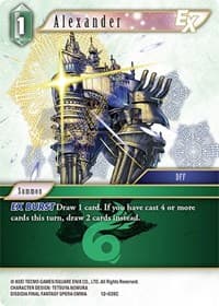 Alexander EX - Opus XII - Final Fantasy TCG card