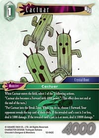 Cactuar - Opus XII - Final Fantasy TCG card