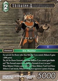 Shikaree X - Opus XII - Final Fantasy TCG card