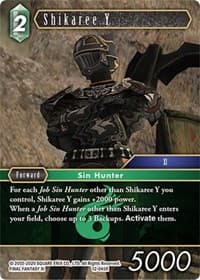 Shikaree Y - Opus XII - Final Fantasy TCG card