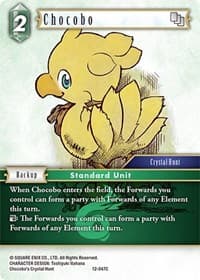 Chocobo - Opus XII - Final Fantasy TCG card