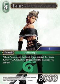 Paine - Opus XII - Final Fantasy TCG card