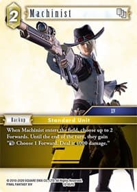 Machinist - Opus XII - Final Fantasy TCG card