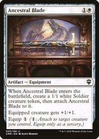 Ancestral Blade - Commander Legends - Magic: The Gathering card