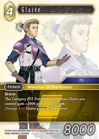 Glaive - Opus XII - Final Fantasy TCG card