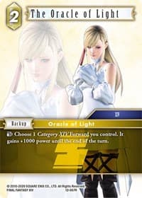 Oracle of Light - Opus XII - Final Fantasy TCG card