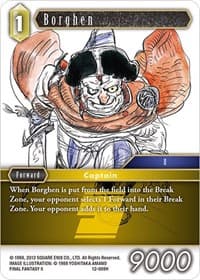 Borghen - Opus XII - Final Fantasy TCG card