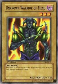 Unknown Warrior of Fiend - Starter Deck: Kaiba - YuGiOh card