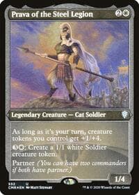 Prava of the Steel Legion (Foil Etched) - Commander Legends - Magic: The Gathering card