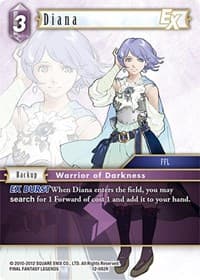 Diana EX - Opus XII - Final Fantasy TCG card