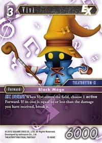 Vivi EX - Opus XII - Final Fantasy TCG card