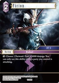 Firion - Opus XII - Final Fantasy TCG card